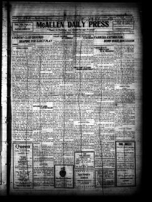 McAllen Daily Press (McAllen, Tex.), Vol. 4, No. 174, Ed. 1 Friday, June 13, 1924