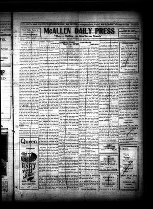 McAllen Daily Press (McAllen, Tex.), Vol. 4, No. 195, Ed. 1 Tuesday, July 8, 1924