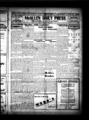 McAllen Daily Press (McAllen, Tex.), Vol. 4, No. 224, Ed. 1 Tuesday, August 12, 1924