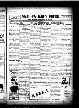 McAllen Daily Press (McAllen, Tex.), Vol. 4, No. 271, Ed. 1 Monday, October 6, 1924