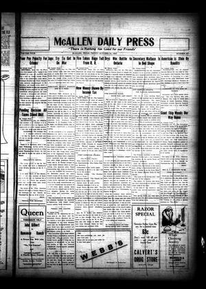 McAllen Daily Press (McAllen, Tex.), Vol. 4, No. 287, Ed. 1 Friday, October 24, 1924