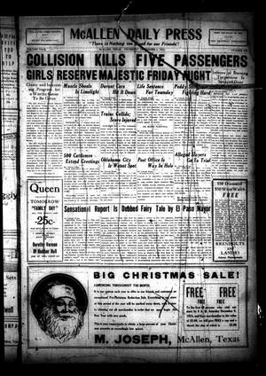 McAllen Daily Press (McAllen, Tex.), Vol. 4, No. 323, Ed. 1 Thursday, December 4, 1924