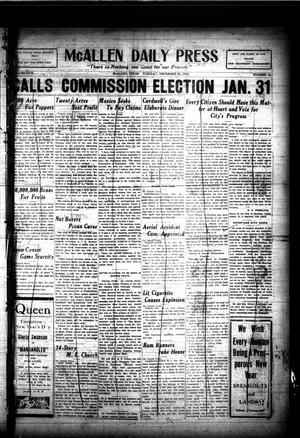 McAllen Daily Press (McAllen, Tex.), Vol. 5, No. 13, Ed. 1 Tuesday, December 30, 1924