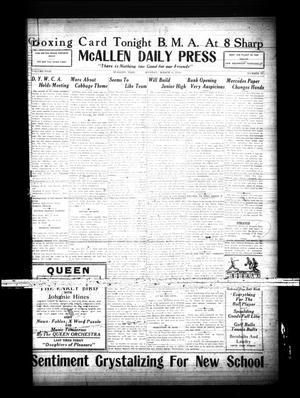 McAllen Daily Press (McAllen, Tex.), Vol. 5, No. 67, Ed. 1 Monday, March 2, 1925