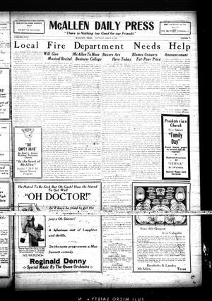 McAllen Daily Press (McAllen, Tex.), Vol. 5, No. 78, Ed. 1 Saturday, March 14, 1925