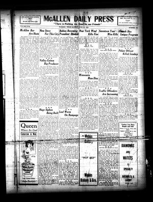 McAllen Daily Press (McAllen, Tex.), Vol. 5, No. 156, Ed. 1 Monday, June 22, 1925