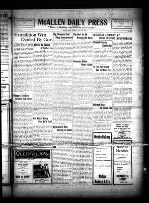 McAllen Daily Press (McAllen, Tex.), Vol. 5, No. 212, Ed. 1 Wednesday, August 26, 1925