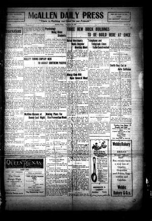 McAllen Daily Press (McAllen, Tex.), Vol. 5, No. 240, Ed. 1 Tuesday, September 29, 1925