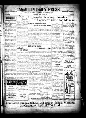 McAllen Daily Press (McAllen, Tex.), Vol. 5, No. 255, Ed. 1 Friday, October 16, 1925