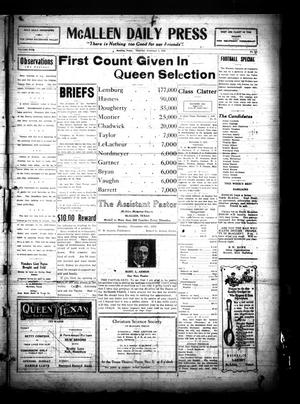 McAllen Daily Press (McAllen, Tex.), Vol. 5, No. 272, Ed. 1 Thursday, November 5, 1925