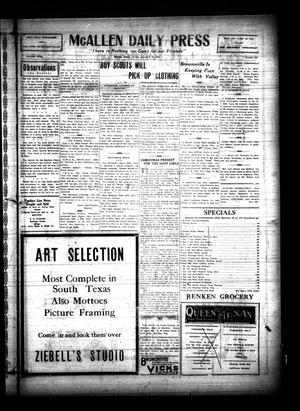 McAllen Daily Press (McAllen, Tex.), Vol. 5, No. 305, Ed. 1 Friday, December 18, 1925