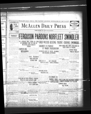 McAllen Daily Press (McAllen, Tex.), Vol. 6, No. 13, Ed. 1 Sunday, January 16, 1927