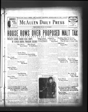 McAllen Daily Press (McAllen, Tex.), Vol. 6, No. 116, Ed. 1 Monday, May 16, 1927