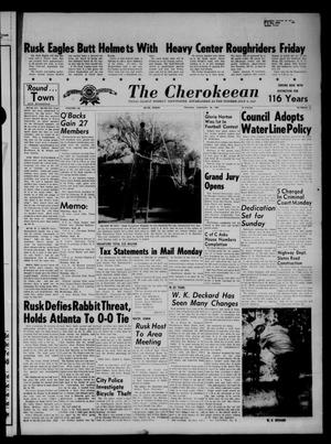 Primary view of object titled 'The Cherokeean. (Rusk, Tex.), Vol. 116, No. 15, Ed. 1 Thursday, September 26, 1963'.
