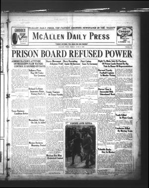 McAllen Daily Press (McAllen, Tex.), Vol. 6, No. 131, Ed. 1 Friday, June 3, 1927