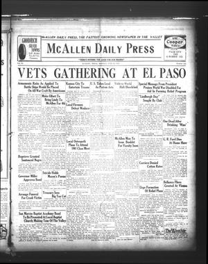 McAllen Daily Press (McAllen, Tex.), Vol. 6, No. 144, Ed. 1 Monday, June 20, 1927