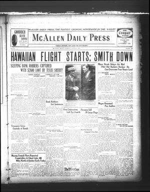 McAllen Daily Press (McAllen, Tex.), Vol. 6, No. 152, Ed. 1 Tuesday, June 28, 1927