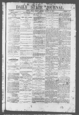 Daily State Journal. (Austin, Tex.), Vol. 2, No. 170, Ed. 1 Tuesday, August 15, 1871