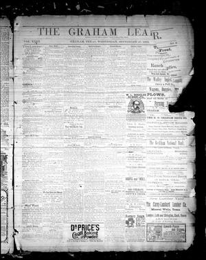 Primary view of object titled 'The Graham Leader. (Graham, Tex.), Vol. 18, No. 9, Ed. 1 Wednesday, September 27, 1893'.