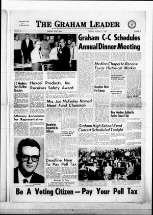 Primary view of object titled 'The Graham Leader (Graham, Tex.), Vol. 90, No. 25, Ed. 1 Thursday, January 27, 1966'.