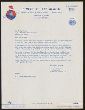 [Letter from Dr. Stuart Godwin, Jr. to I. H. Kempner, December 23, 1955]