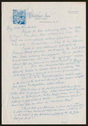 [Letter from I. H. Kempner to A. H. Blackshear, Jr., August 6, 1955]