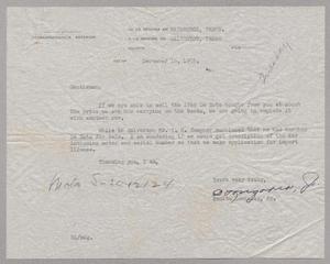 [Letter from La Oficina en Matamoros, Tamps. to La Oficina de Galveston, Tx., December 16, 1955]