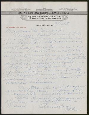 [Letter from John D. Morhan to I. H. Kempner, February 6, 1955]