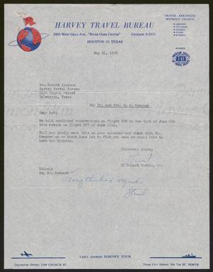 [Letter from D. Stuart Godwin Jr. to Mr. Robert Jackson - May 21, 1956]