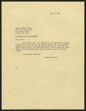 [Letter from I. H. Kempner to Mr. Stuart Godwin - May 18, 1956]