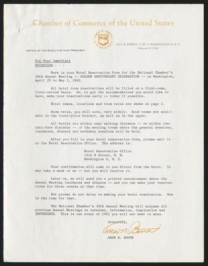 [Letter from Chamber of Commerce of the United States, December 1, 1961]