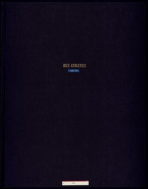 Primary view of object titled '[Rice University Athletics Scrapbook: 1985-1986]'.