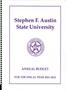 Thumbnail image of item number 1 in: 'Stephen F. Austin State University Operating Budget: 2022'.