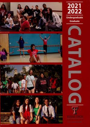 Primary view of object titled 'Catalog of Texas Tech University, 2021-2022, Undergraduate/Graduate'.