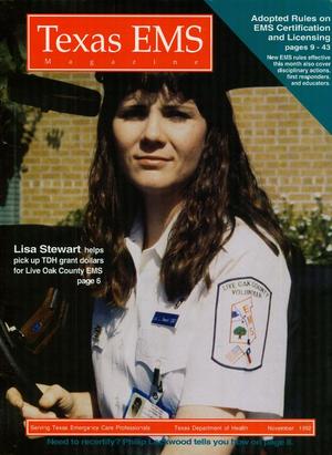 Primary view of Texas EMS Magazine, Volume 13, Number 10, November 1992