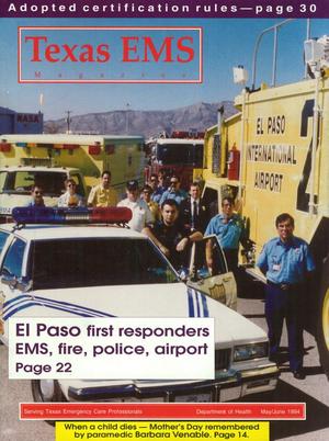 Primary view of object titled 'Texas EMS Magazine, Volume 15, Number 3, May/June 1994'.