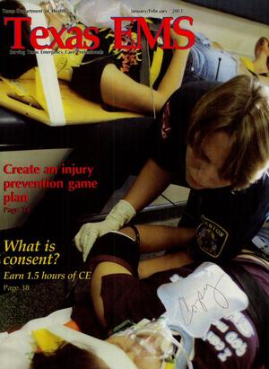 Primary view of object titled 'Texas EMS Magazine, Volume 24, Number 1, January/February 2003'.