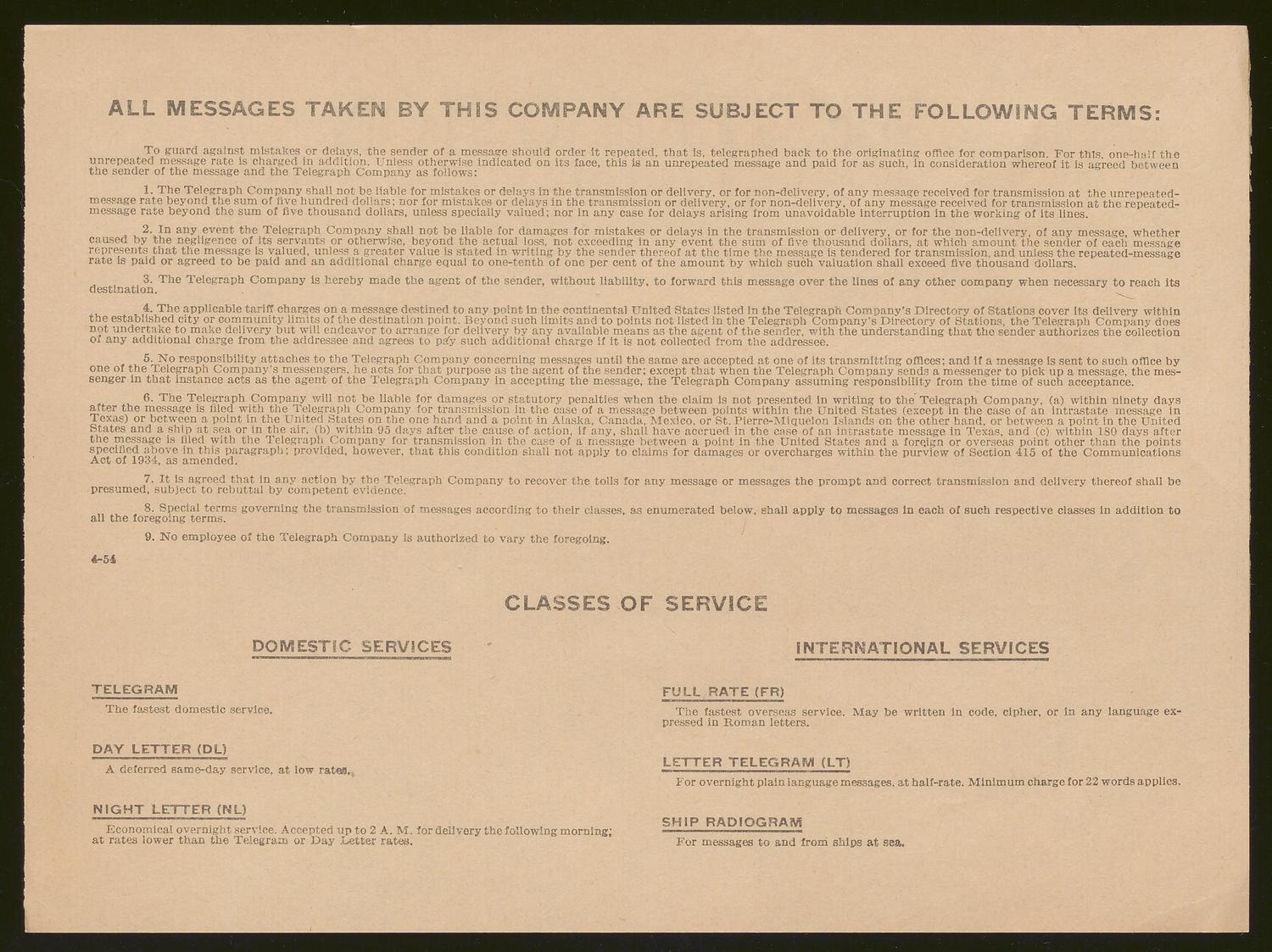[Telegram from Isaac H. Kempner to The Egan Company, December 29, 1961]
                                                
                                                    [Sequence #]: 2 of 2
                                                