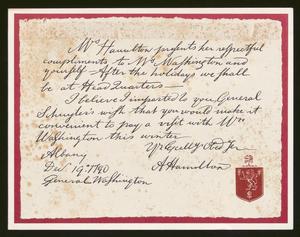 Primary view of object titled '[Christmas Card From the Bank of New York Signed by W. K. B. "Took" Middendorf]'.