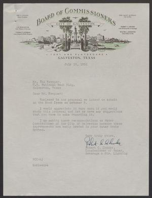 [Letter from Robert C. Chuoke to Mr. Ike Kempner - July 10, 1956]