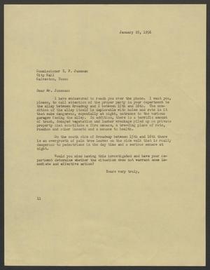 [Letter from I. H. Kempner to Tom F. Juneman, January 28, 1956]