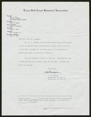 [Letter from C. B. Ransom to Mr. and Mrs. I. H. Kempner, 1962~]