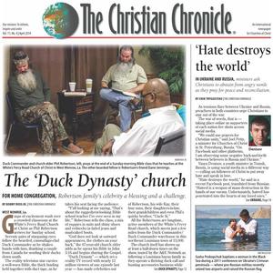 Primary view of object titled 'The Christian Chronicle (Oklahoma City, Okla.), Vol. 71, No. 4, Ed. 1 Tuesday, April 1, 2014'.
