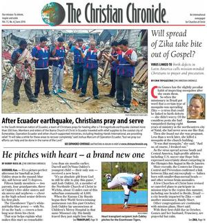 Primary view of object titled 'The Christian Chronicle (Oklahoma City, Okla.), Vol. 73, No. 6, Ed. 1 Wednesday, June 1, 2016'.