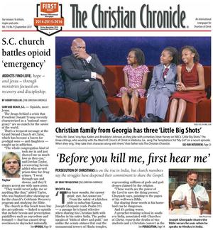 Primary view of object titled 'The Christian Chronicle (Oklahoma City, Okla.), Vol. 74, No. 9, Ed. 1 Friday, September 1, 2017'.