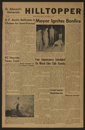 Hilltopper (Austin, Tex.), Vol. 9, No. 6, Ed. 1 Friday, November 25, 1955