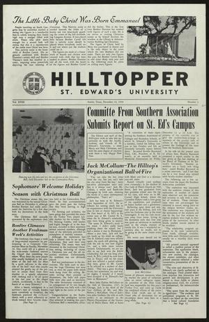 Hilltopper (Austin, Tex.), Vol. 18, No. 3, Ed. 1 Friday, December 19, 1958