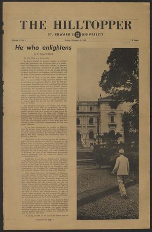 Primary view of object titled 'The Hilltopper (Austin, Tex.), Vol. 54, No. 2, Ed. 1 Friday, February 21, 1969'.