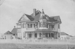 Postcard image of the Wessendorff Home. Richmond, Texas.
