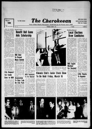 Primary view of object titled 'The Cherokeean. (Rusk, Tex.), Vol. 125, No. 39, Ed. 1 Thursday, March 1, 1973'.